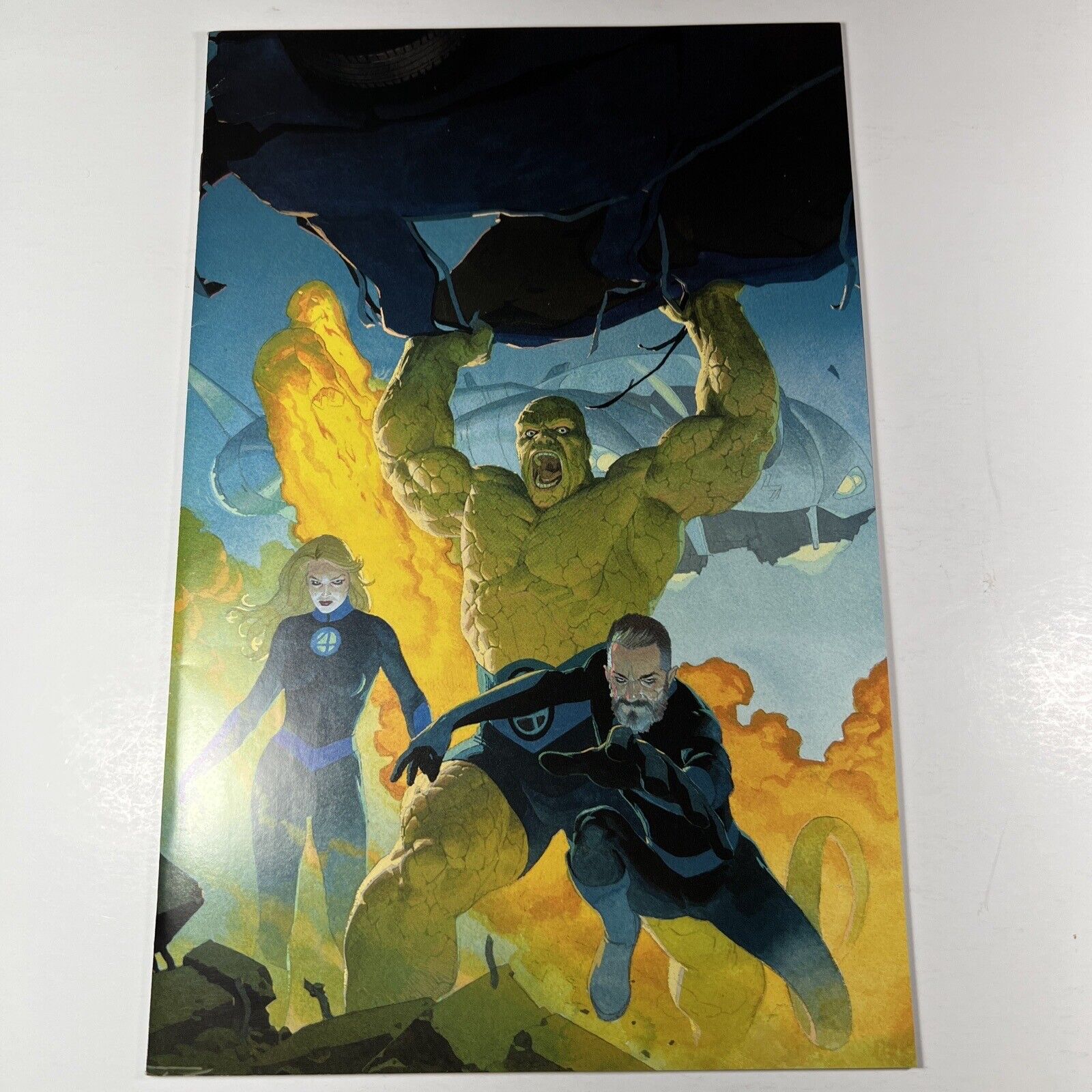 Fantastic Four #1 Ribic 1:100 Variant Marvel Comics 2018 Thing Sue Reed Richards