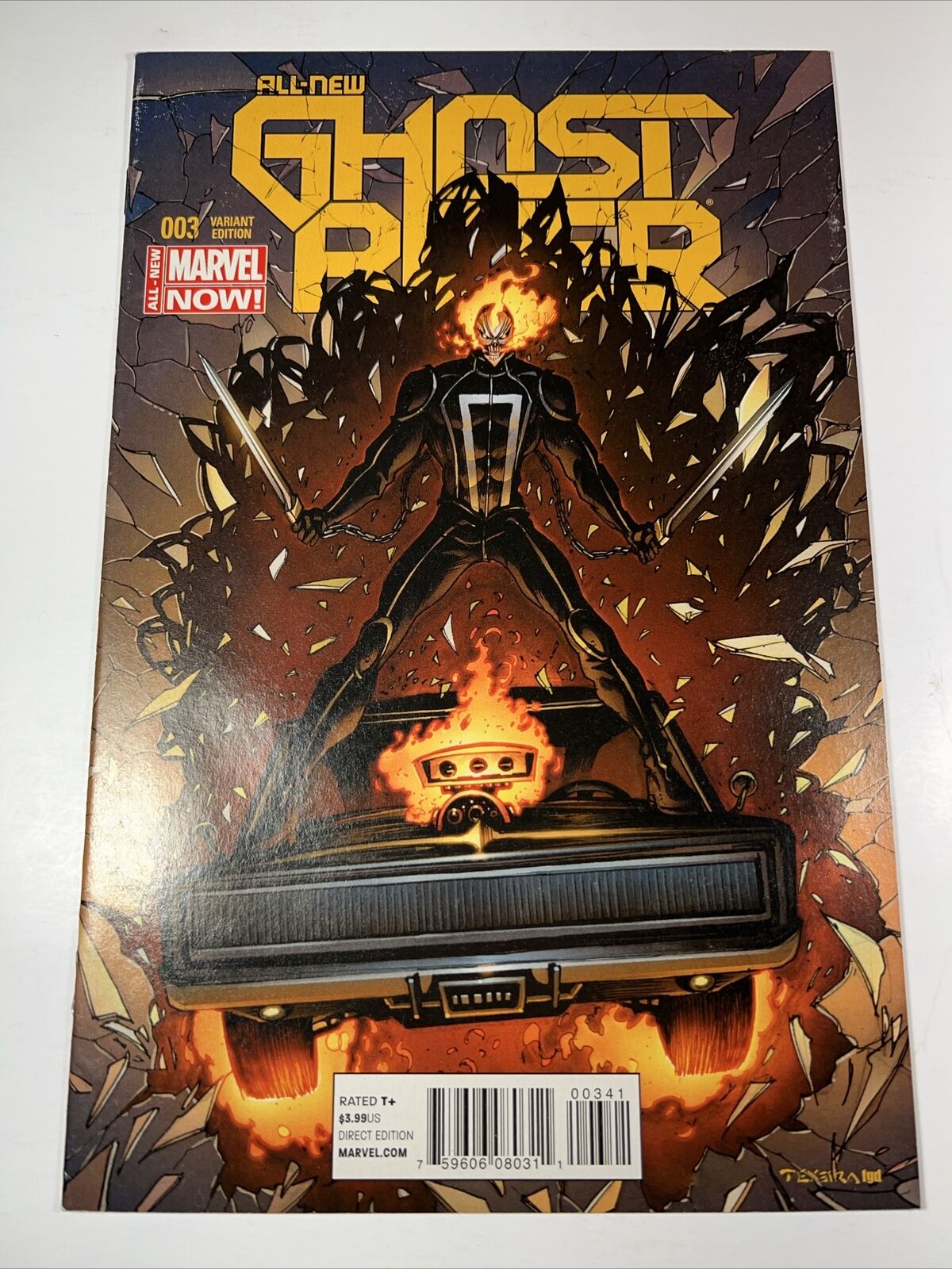 All-New Ghost Rider #3 (2014) Mark Texeira 1:15 Incentive Variant Marvel Comics