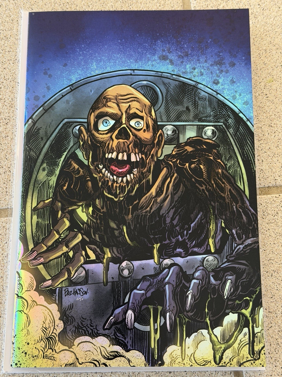 Return Living Dead #1 Holofoil Variant MARK SPEARS BACK Cover LE 99