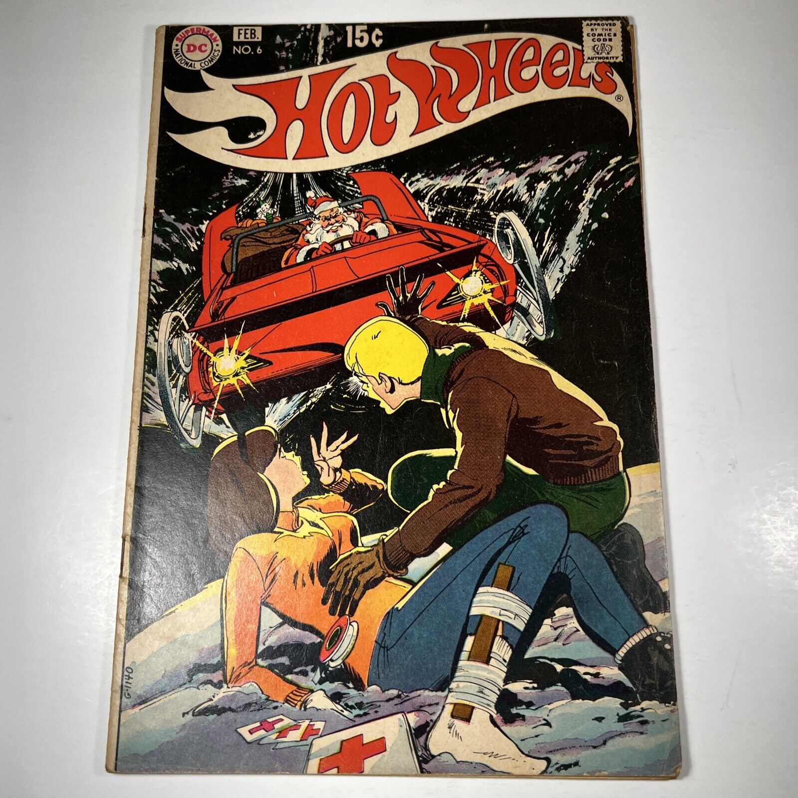 Hot Wheels 6 DC Comics 1971 BAD SANTA! HTF Comic - HTF Christmas Loose CF