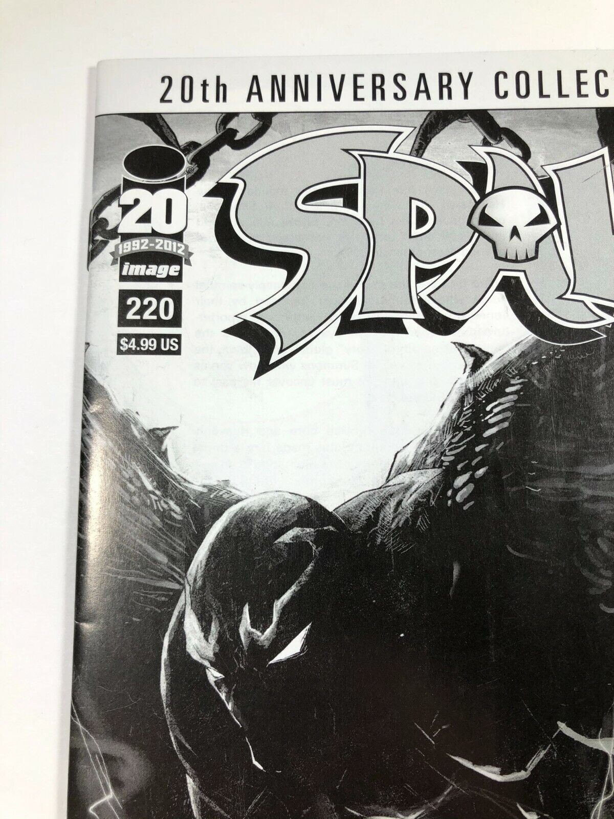 Spawn 220 Variant 20th Anniversary Collectors Special Sketch 2012 Image Comics