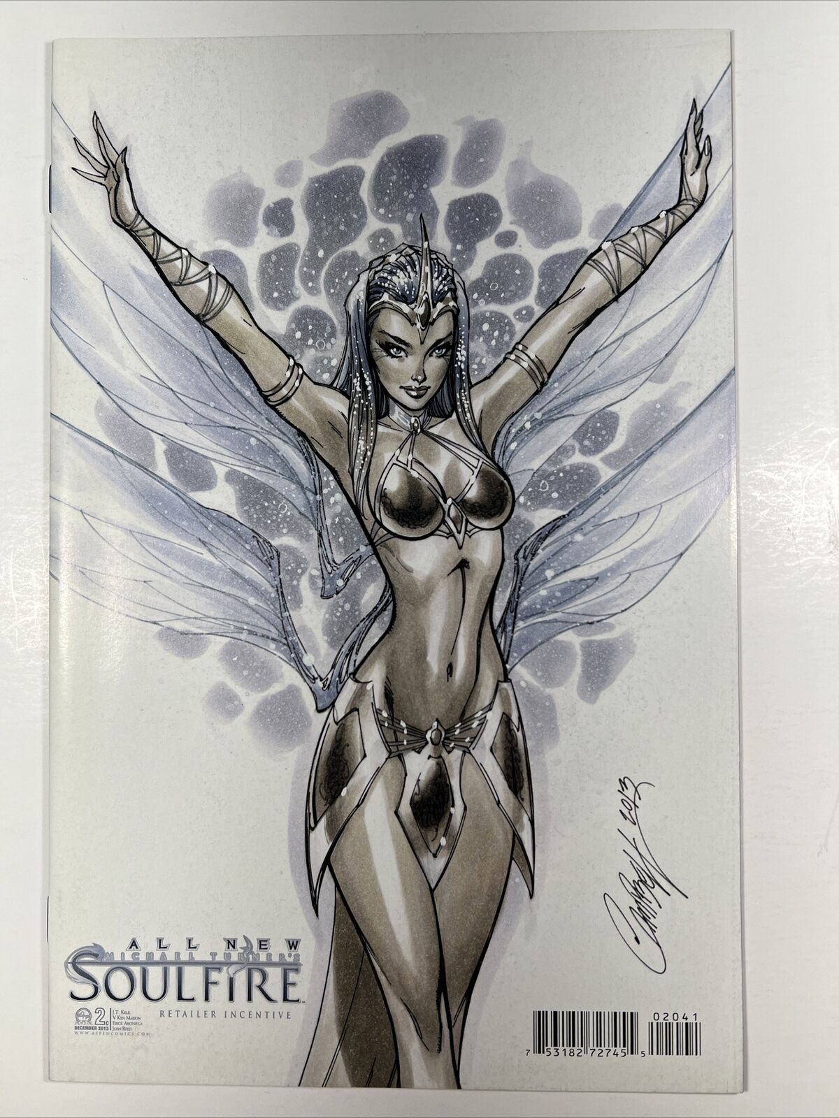 Michael Turner's All-New Soulfire #2 J Scott Campbell Variant Aspen Comics 2013