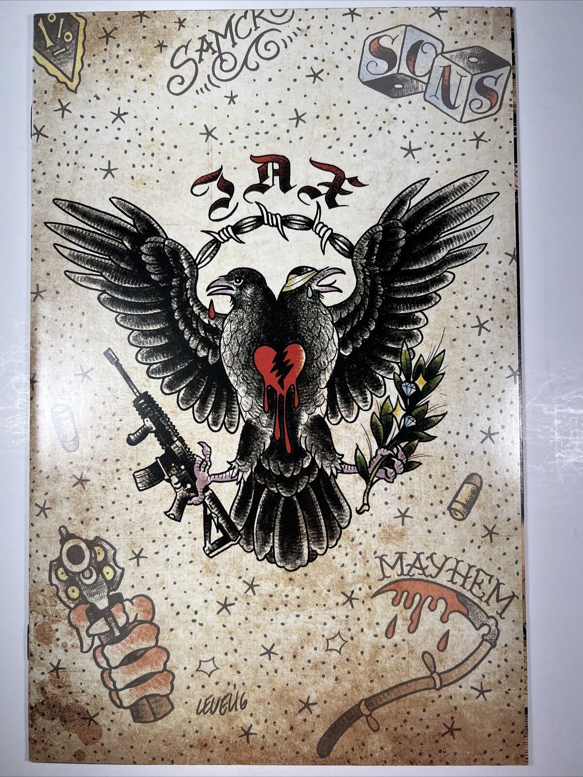 Sons of Anarchy 1 Jax Tattoo Variant BOOM! Studios Comic RARE Redwood Original