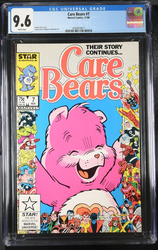 Care Bears 7 CGC 9.6 1986 Marvel Star Comics HTF