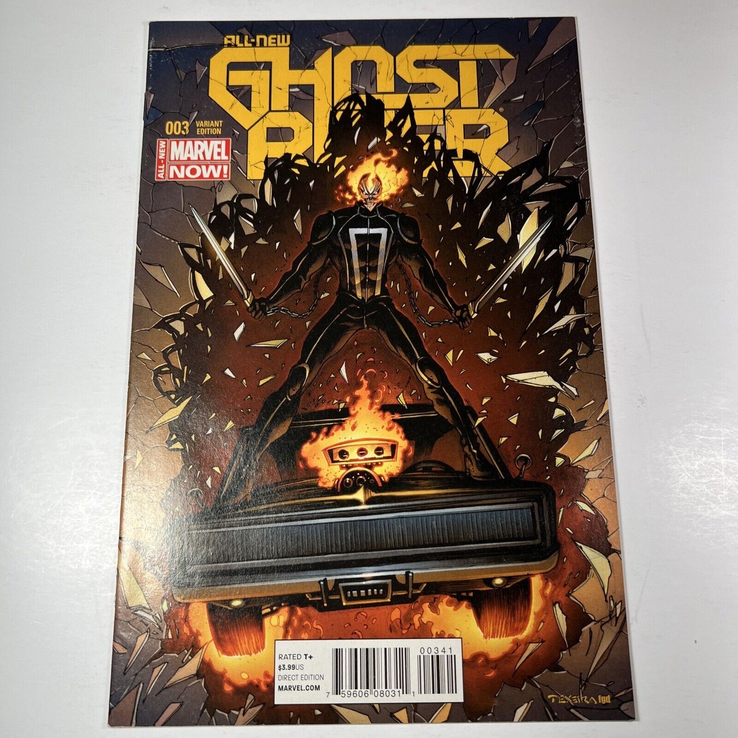 All-New Ghost Rider #3 (2014) Mark Texeira 1:15 Incentive Variant Marvel Comics