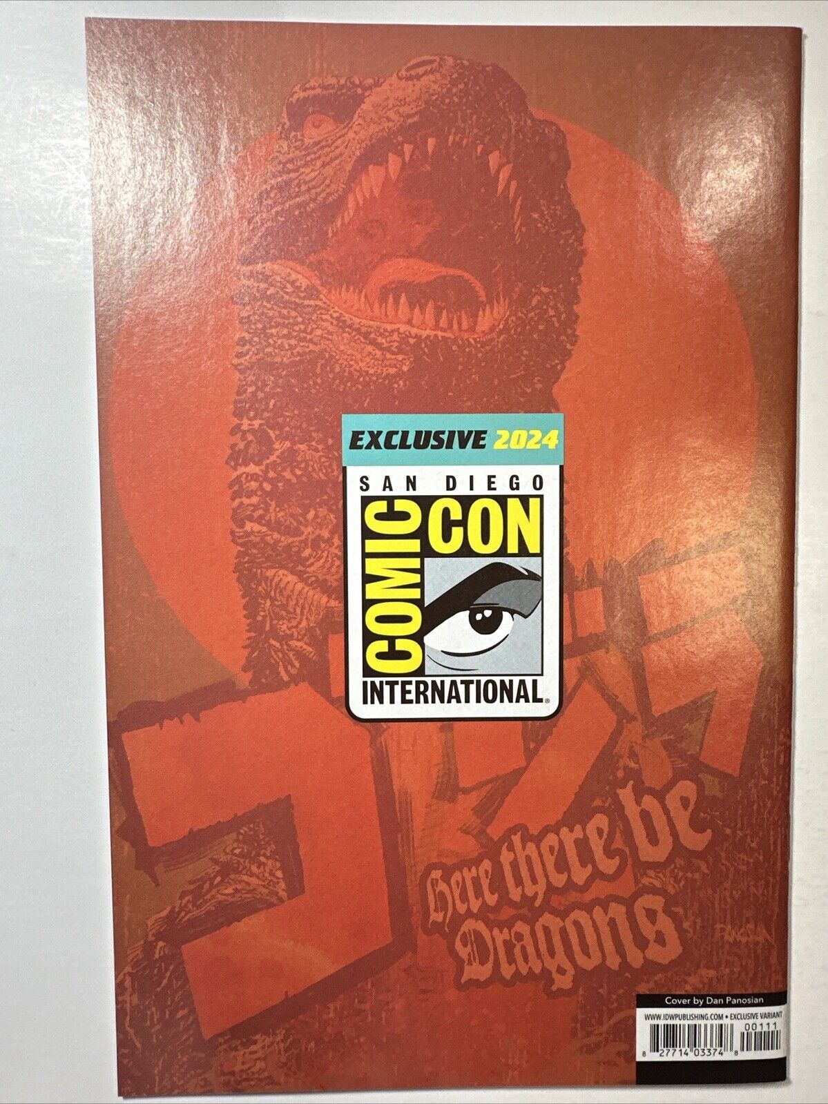 Godzilla Here There Be Dragons #1 Dan Panosian SDCC 2024 EXCLUSIVE IDW Variant