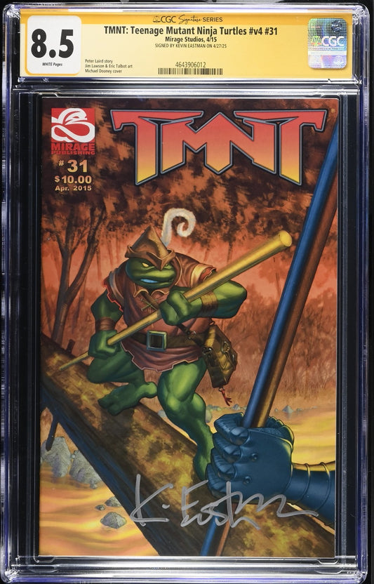 Teenage Mutant Ninja Turtles 31 CGC SS 8.5 Kevin Eastman Mirage 2015 HIGHEST GRD