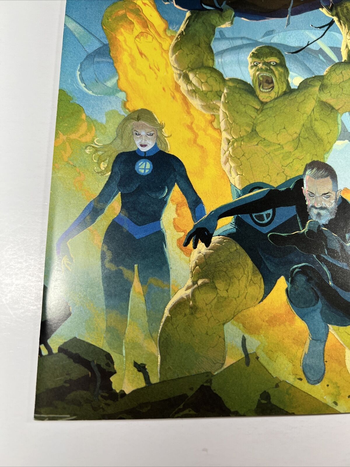 Fantastic Four #1 Ribic 1:100 Variant Marvel Comics 2018 Thing Sue Reed Richards