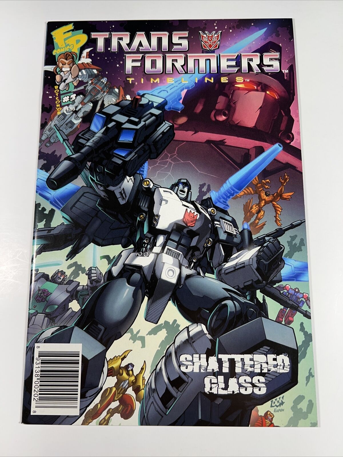 Transformers Timelines 3 Variant Fun Publicat. Vol 3 Shattered Glass Botcon 2008