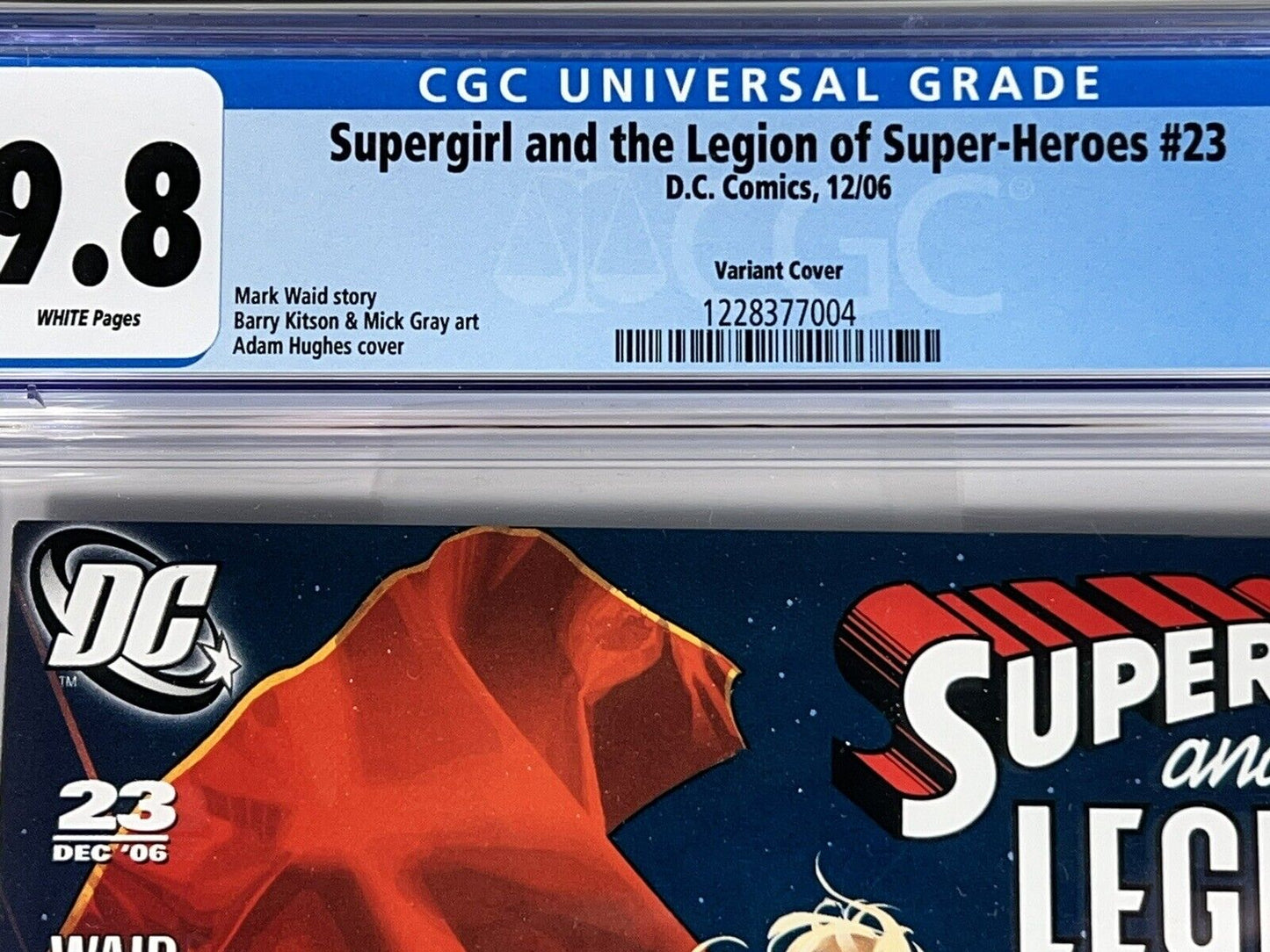 Supergirl and the Legion of Super-Heroes 23 Variant CGC 9.8 Adam Hughes DC 2006