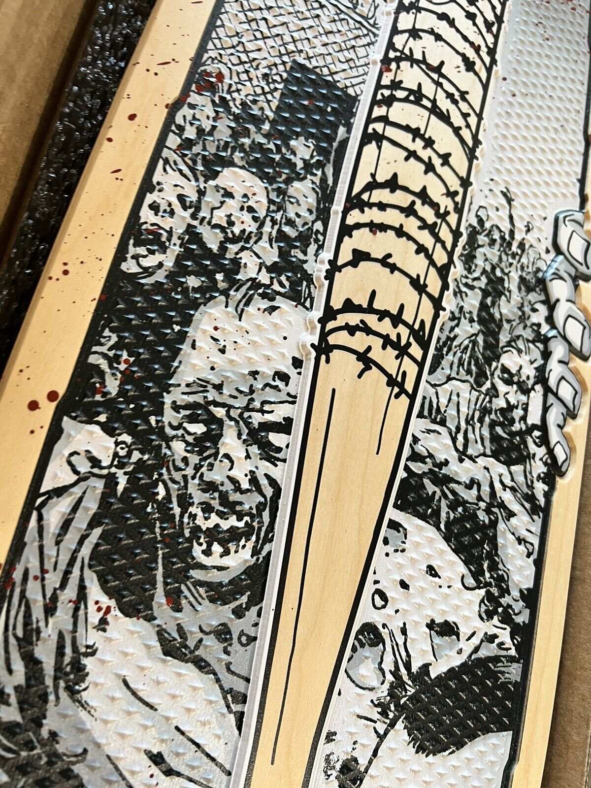 SDCC 2023 Lucille Walking Dead Skateboard SIGNED + Invincible BAG LE150 Skybound