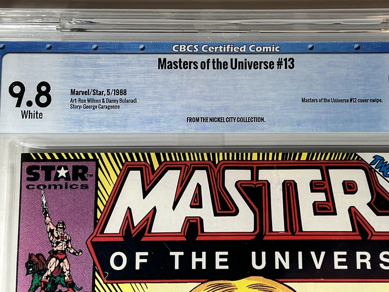 Masters of the Universe 12 & 13 CBCS 9.8 NEWSSTAND SET Pedigree Marvel Star 1988