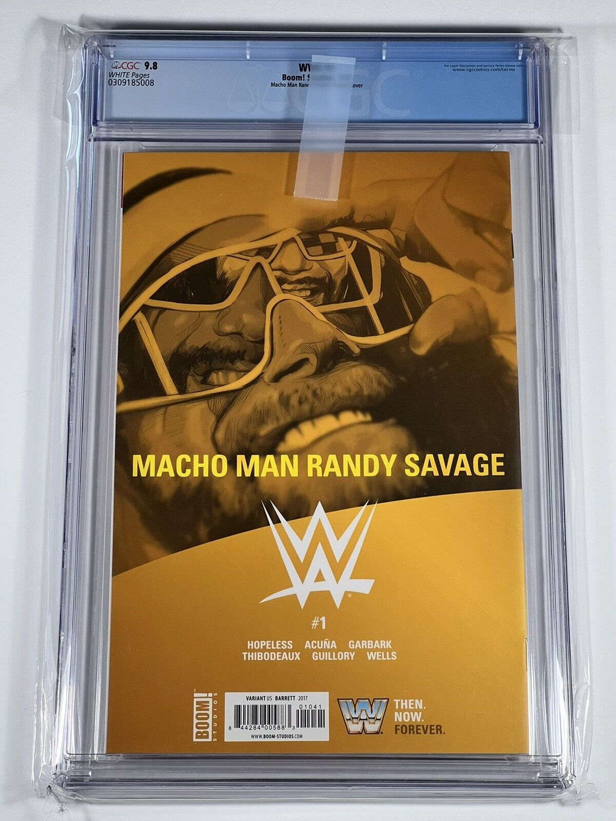 WWE #1 CGC 9.8 Macho Man Randy Savage Variant 2017 BOOM! Studios