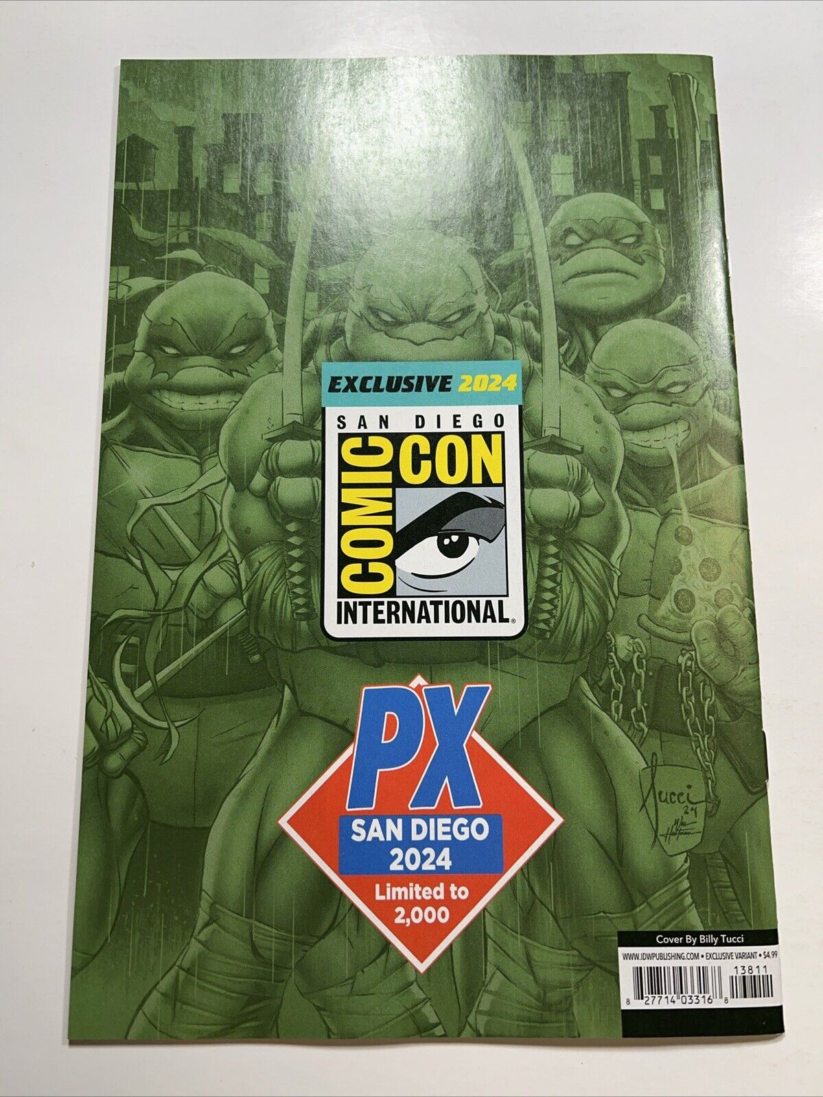 Teenage Mutant Ninja Turtles 1 BOTH COVERS SDCC 2024 EXCLUSIVE PX Previews TMNT