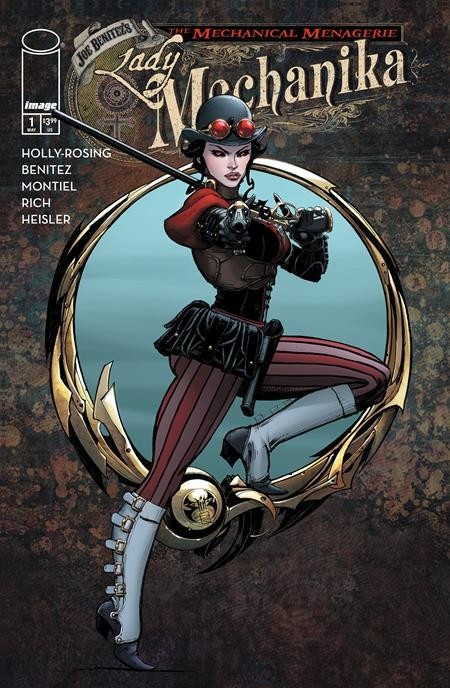SIGNED CVR B LADY MECHANIKA THE MECHANICAL MENAGERIE #1 JOE BENITEZ