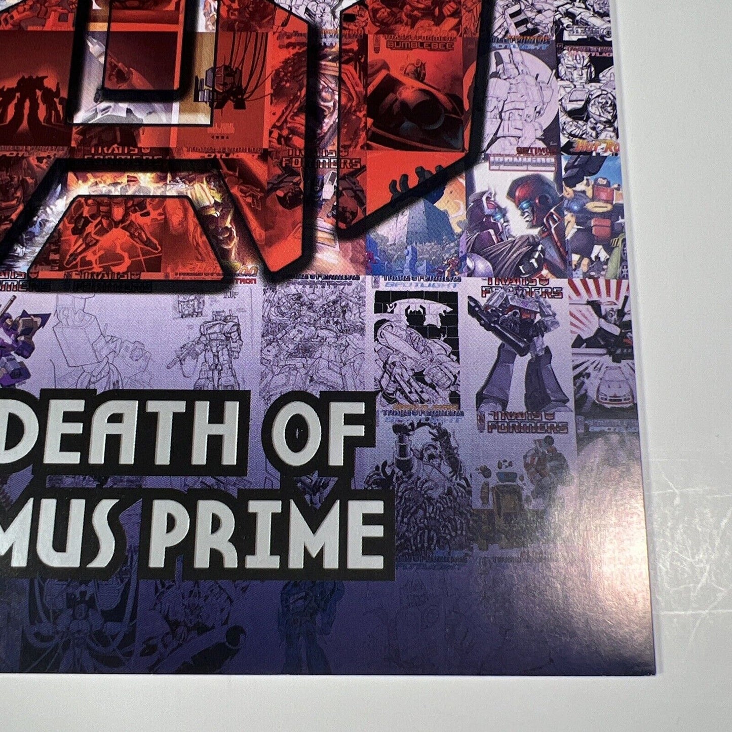 Transformers The Death of Optimus Prime One Shot RI Variant Covers RARE IDW 2011