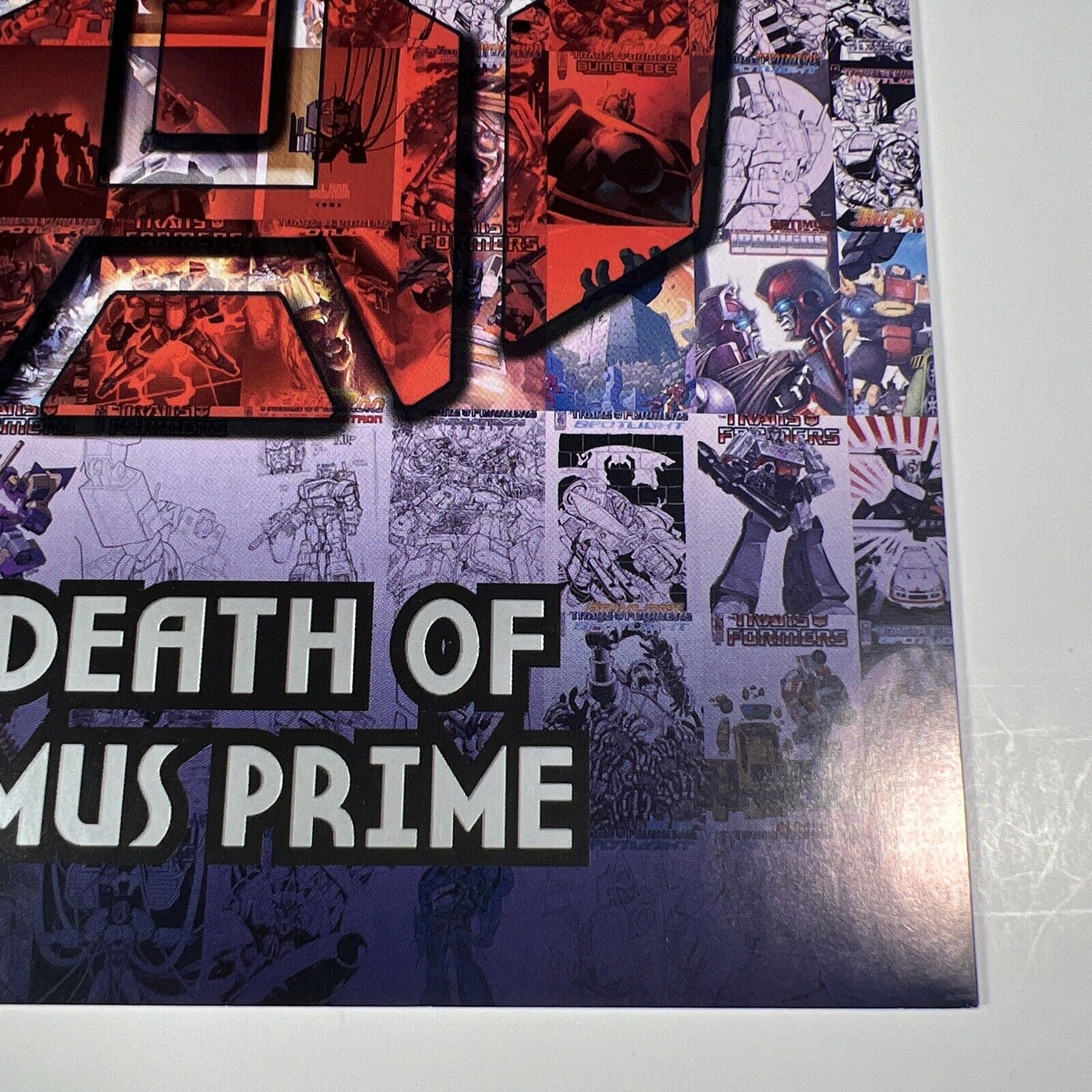 Transformers The Death of Optimus Prime One Shot RI Variant Covers RARE IDW 2011