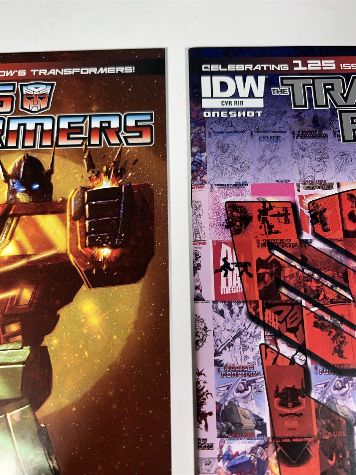 Transformers The Death of Optimus Prime One Shot RI Variant Covers RARE IDW 2011