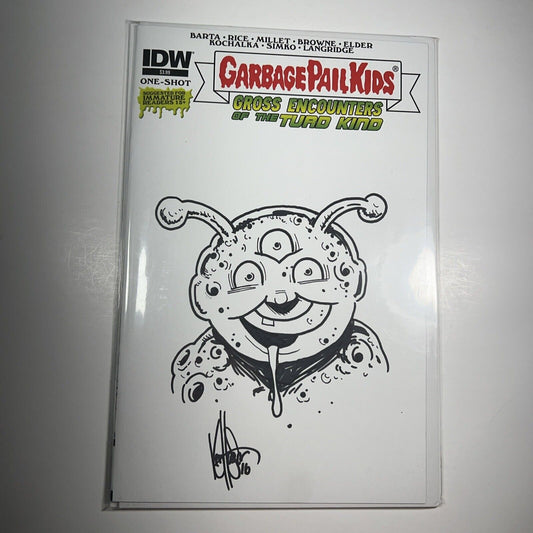 Garbage Pail Kids Gross Encounters 1 Ken Haeser Original Art Dynamic Forces COA