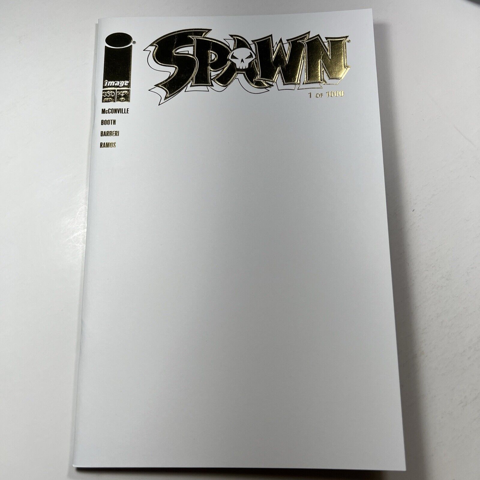 SPAWN 350 Gold Blank Variant SDCC 2024 EXCLUSIVE only 1000 Printed! Image Comics