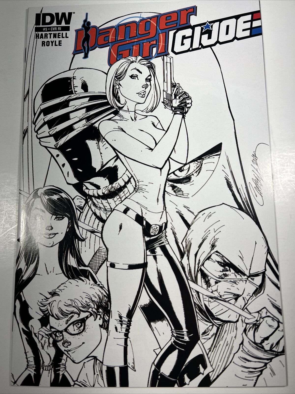 Danger Girl G.I. Joe 5 Variant J Scott Campbell  IDW Publishing 2012 HTF RARE