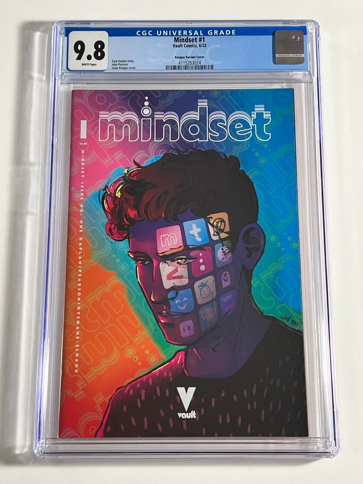 Mindset #1 CGC 9.8 SDCC Variant only 50 printed! 1 of 2 9.8s! Most were signed