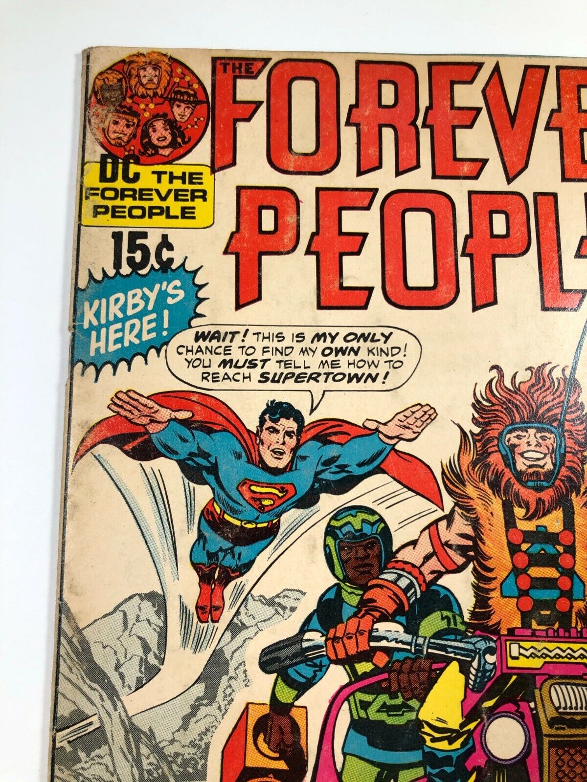 Forever People 1 - First Full Darkseid - DC Comics 1971 - Jack Kirby - Superman