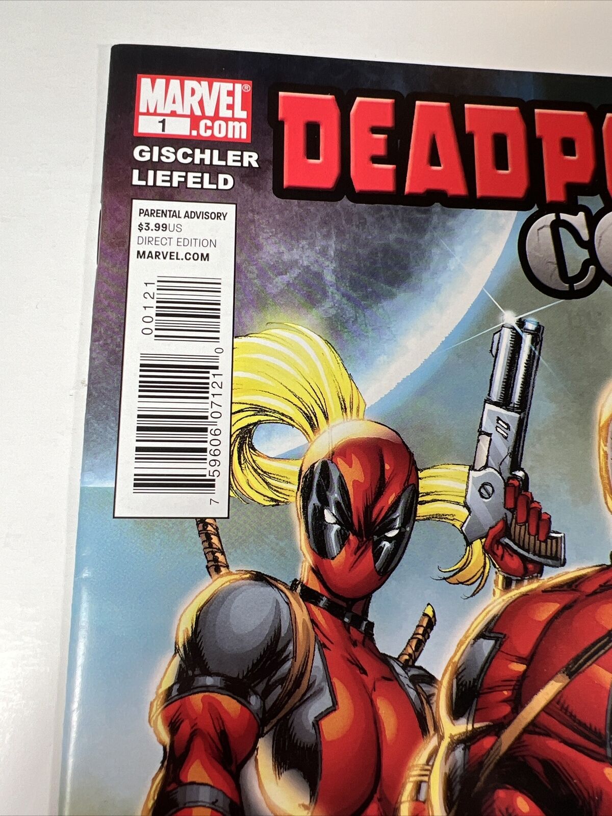 Deadpool Corps 1 Liefeld Variant Marvel Comics 2010 Lady Deadpool - Cable 98