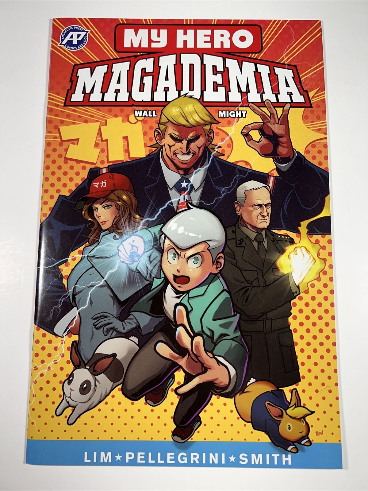 My Hero Magademia Donald Trump Comic Only 500 Printed! RARE Antartic Press 2018