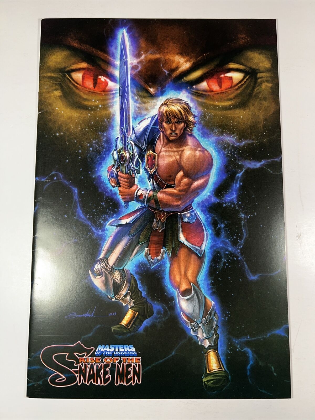 Masters of the Universe Rise of the Snake Men #1 Variant Only 500! 2003 Baerstch