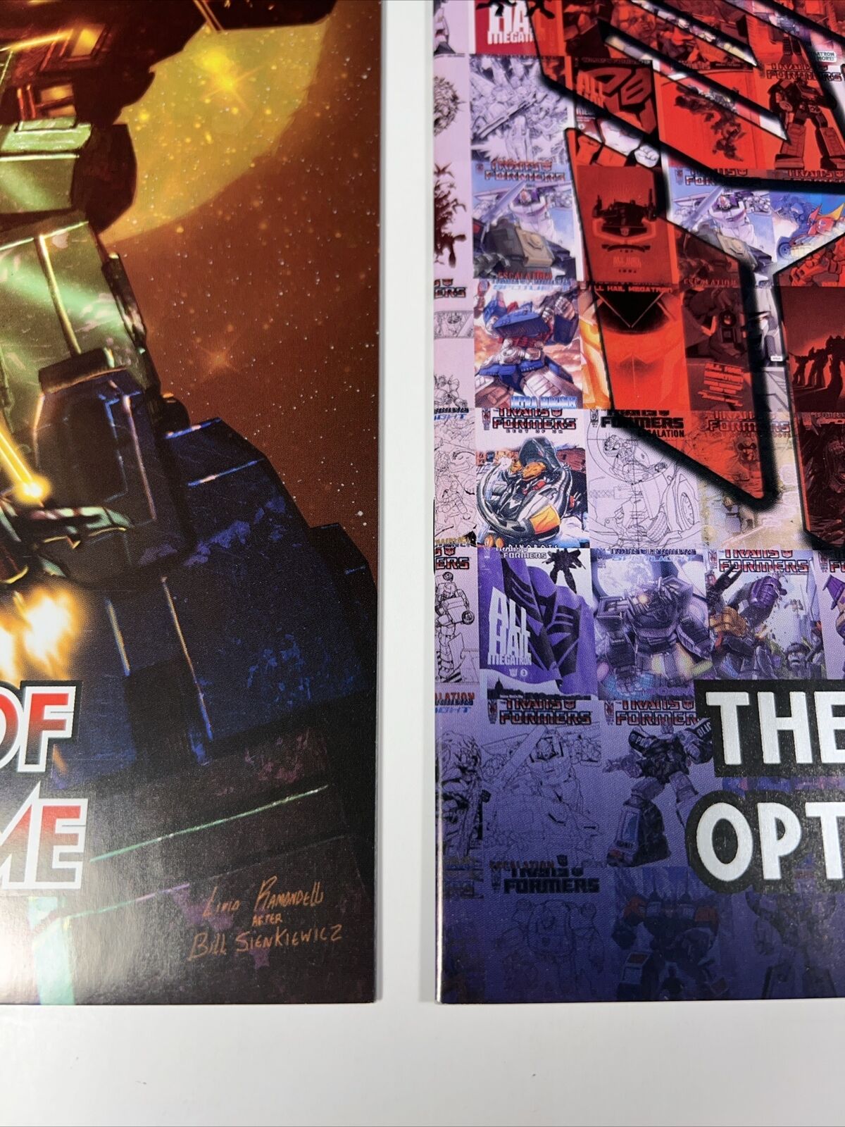 Transformers The Death of Optimus Prime One Shot RI Variant Covers RARE IDW 2011