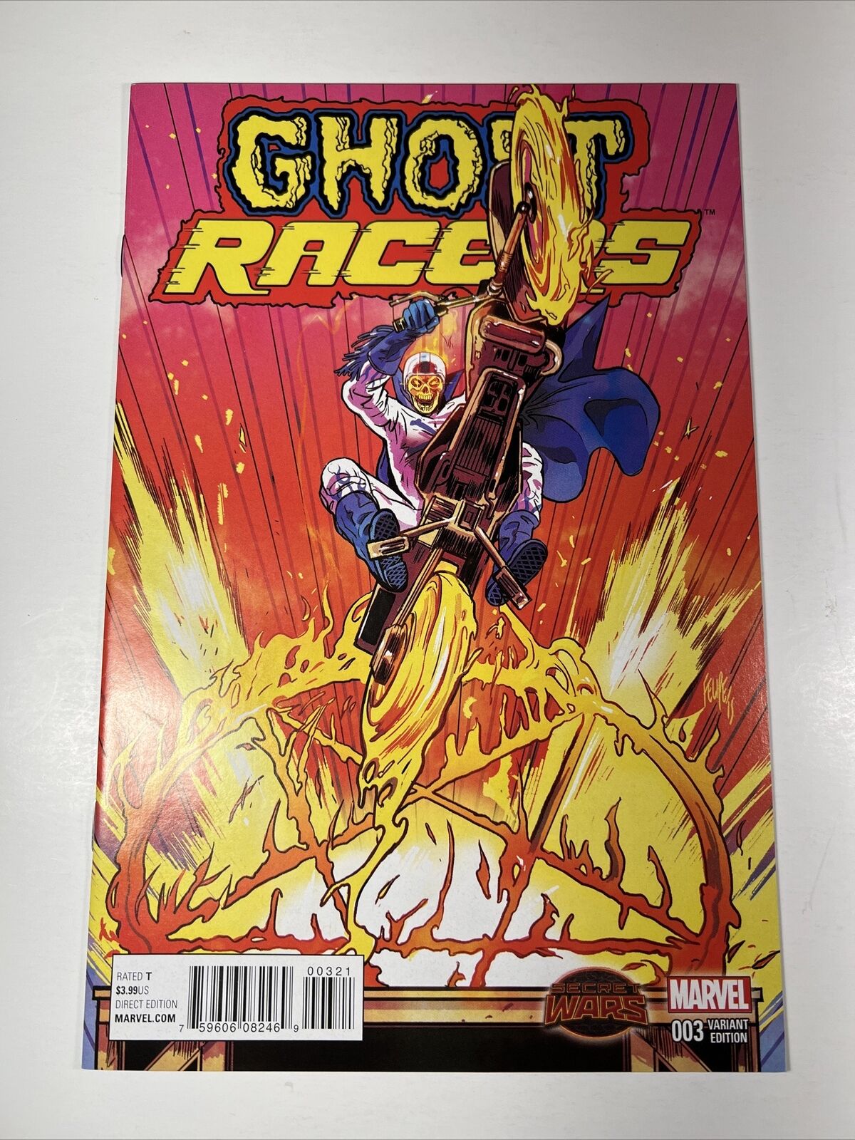 GHOST RACERS #3 Variant Felipe Smith 1:25 Variant RARE Marvel Comics 2015 Rider