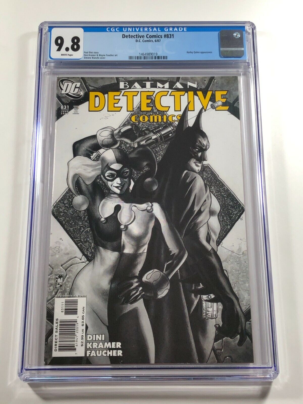 Detective Comics #831 CGC 9.8 - Harley Quinn & Batman DC Comics 2007