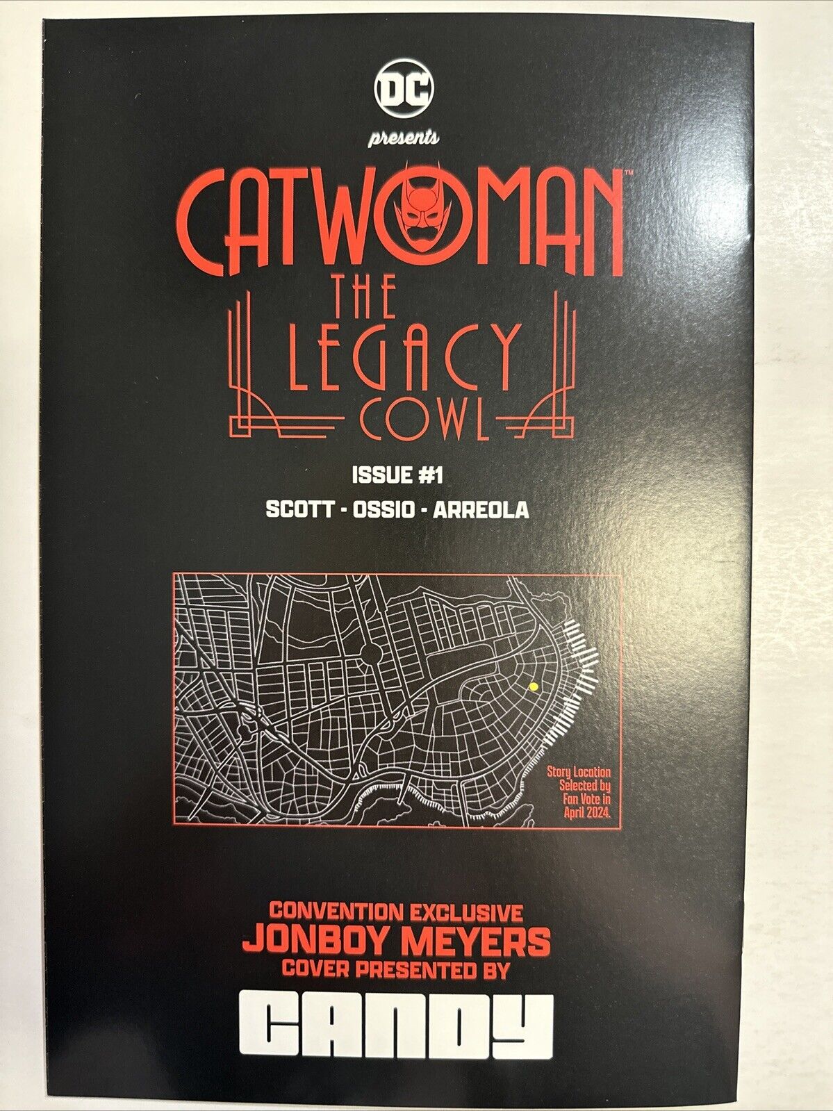 Catwoman the Legacy Cowl #1 Jonboy Meyers SDCC 2024 EXCLUSIVE DC Comics