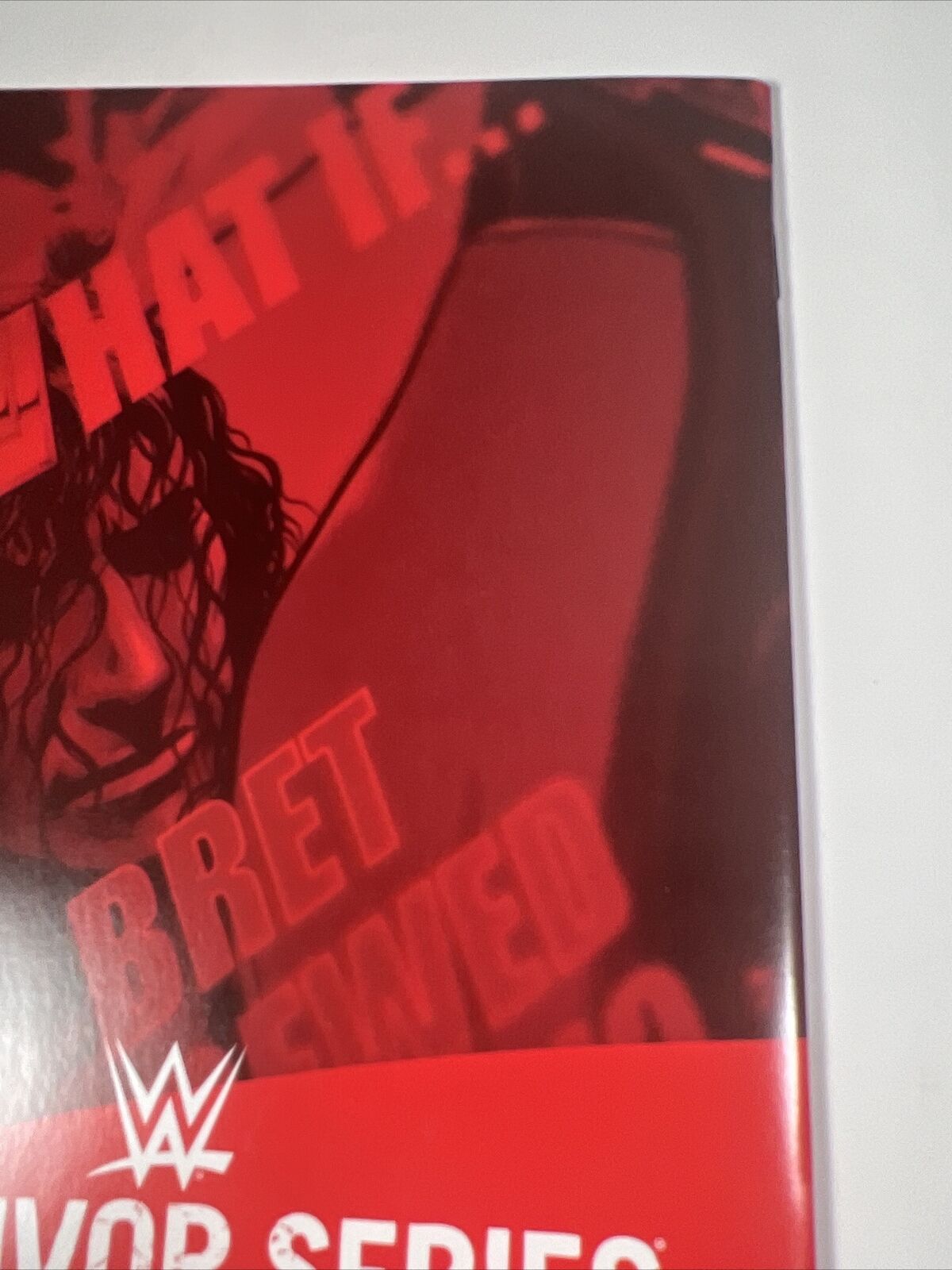 WWE What If Bret Screwed Shawn 1 RARE 1:15 Variant 2017 Survivor Series Jim Rugg