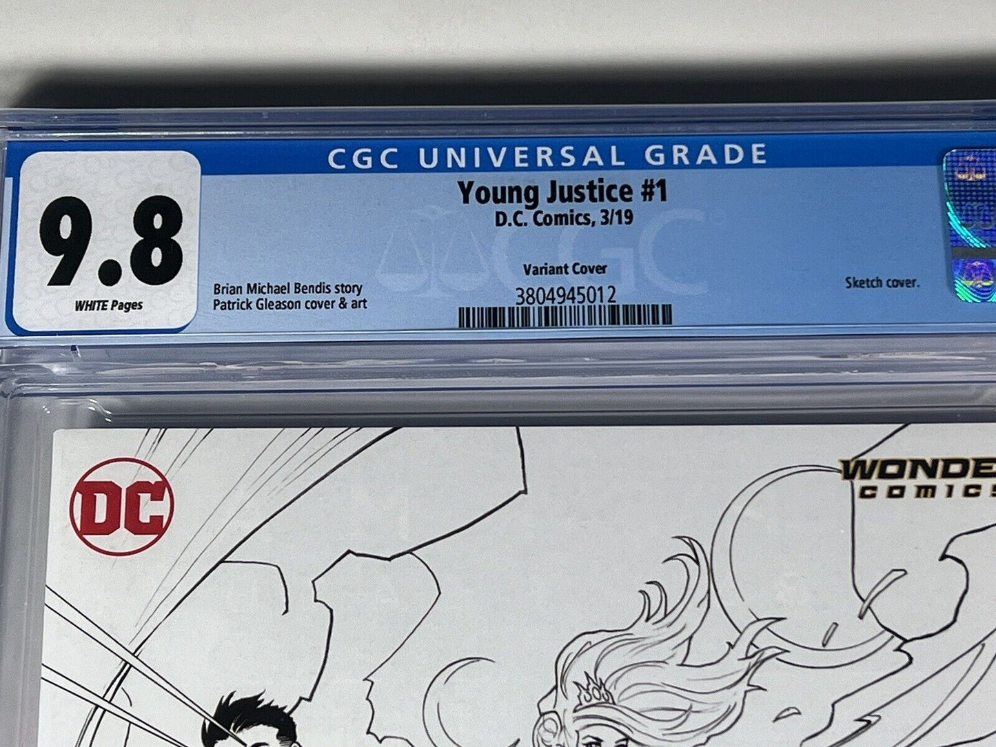 Young Justice #1 CGC 9.8 Sketch Variant DC Comics 2019 - Multiple 1st Appearance