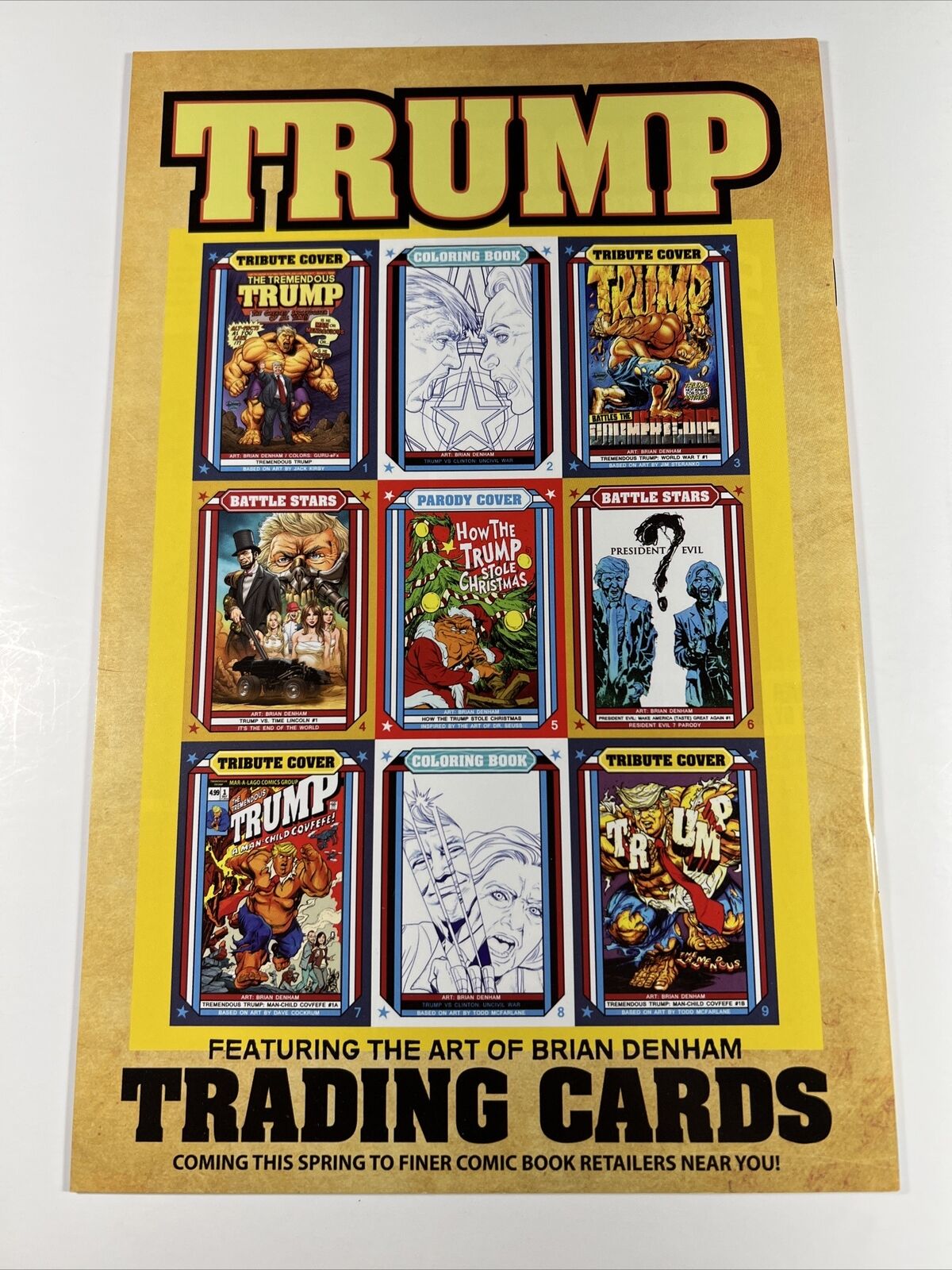 My Hero Magademia Donald Trump Comic Only 500 Printed! RARE Antartic Press 2018