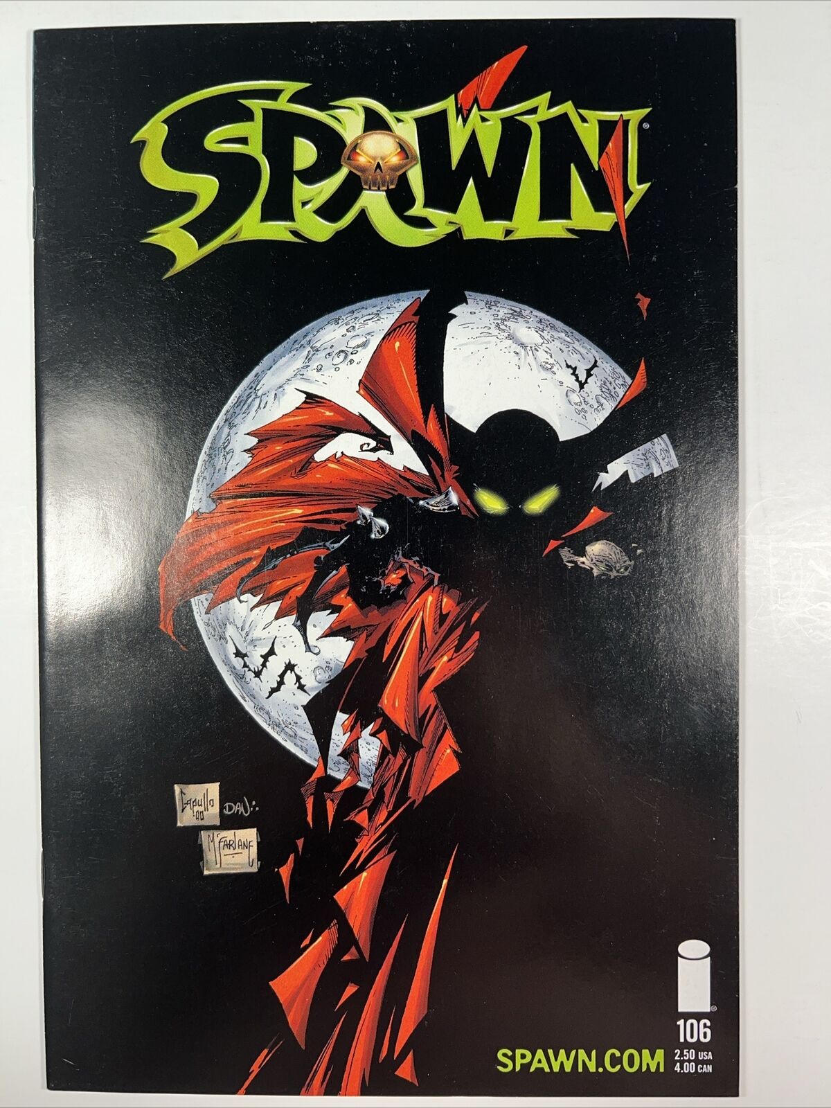 Spawn 106 Image Comics Todd McFarlane LOW PRINT RUN 2001