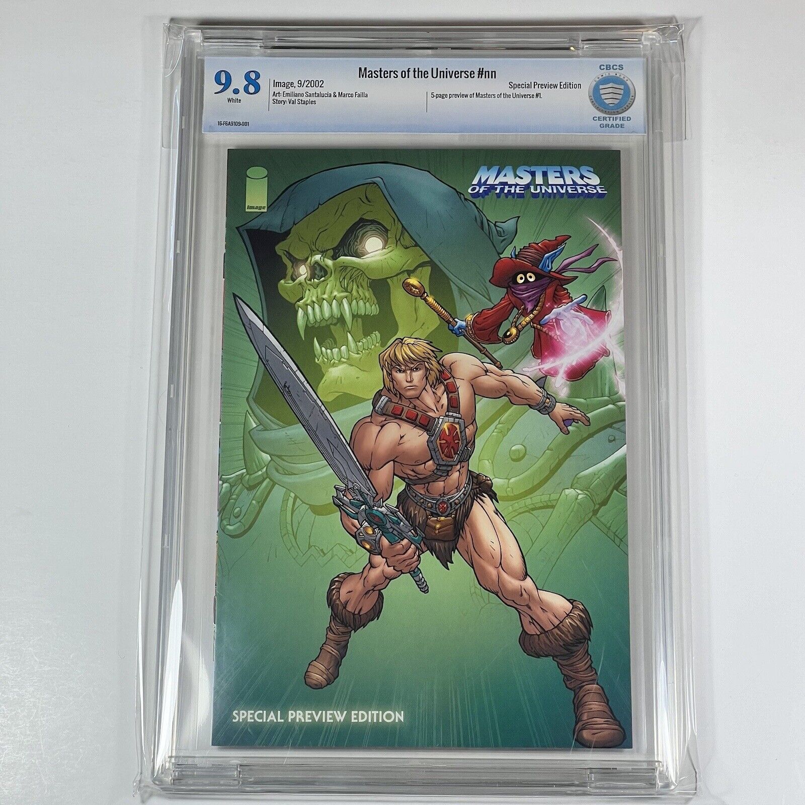 Masters of the Universe Special Preview #nn CBCS 9.8 Image 2002 Rare Skeletor