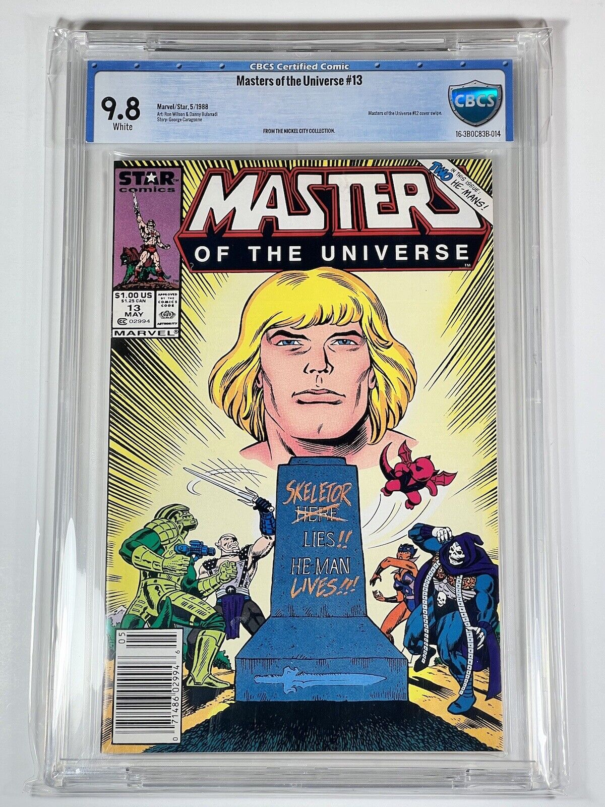 Masters of the Universe 12 & 13 CBCS 9.8 NEWSSTAND SET Pedigree Marvel Star 1988