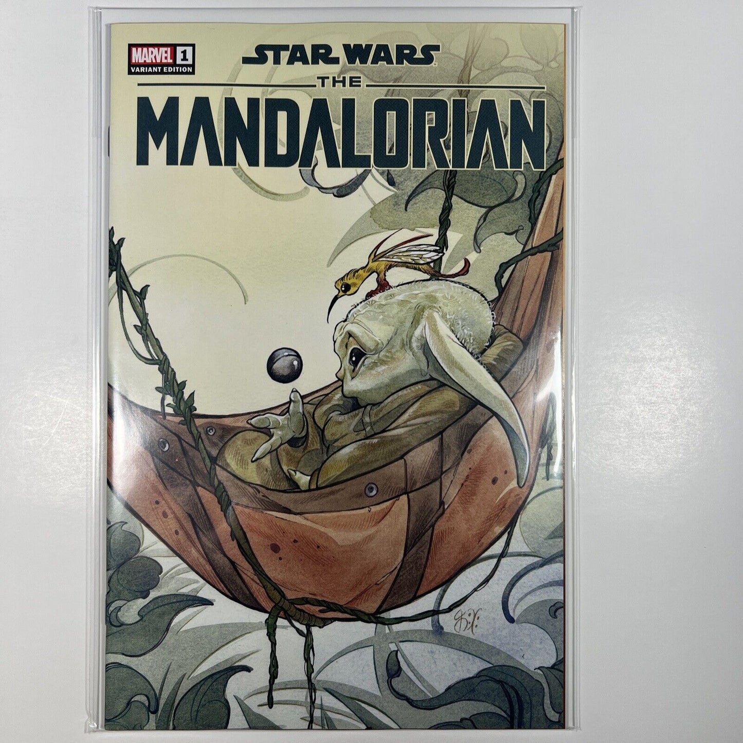 Star Wars The Mandalorian S2 #1 Peach Momoko SDCC 2023 Trade Variant