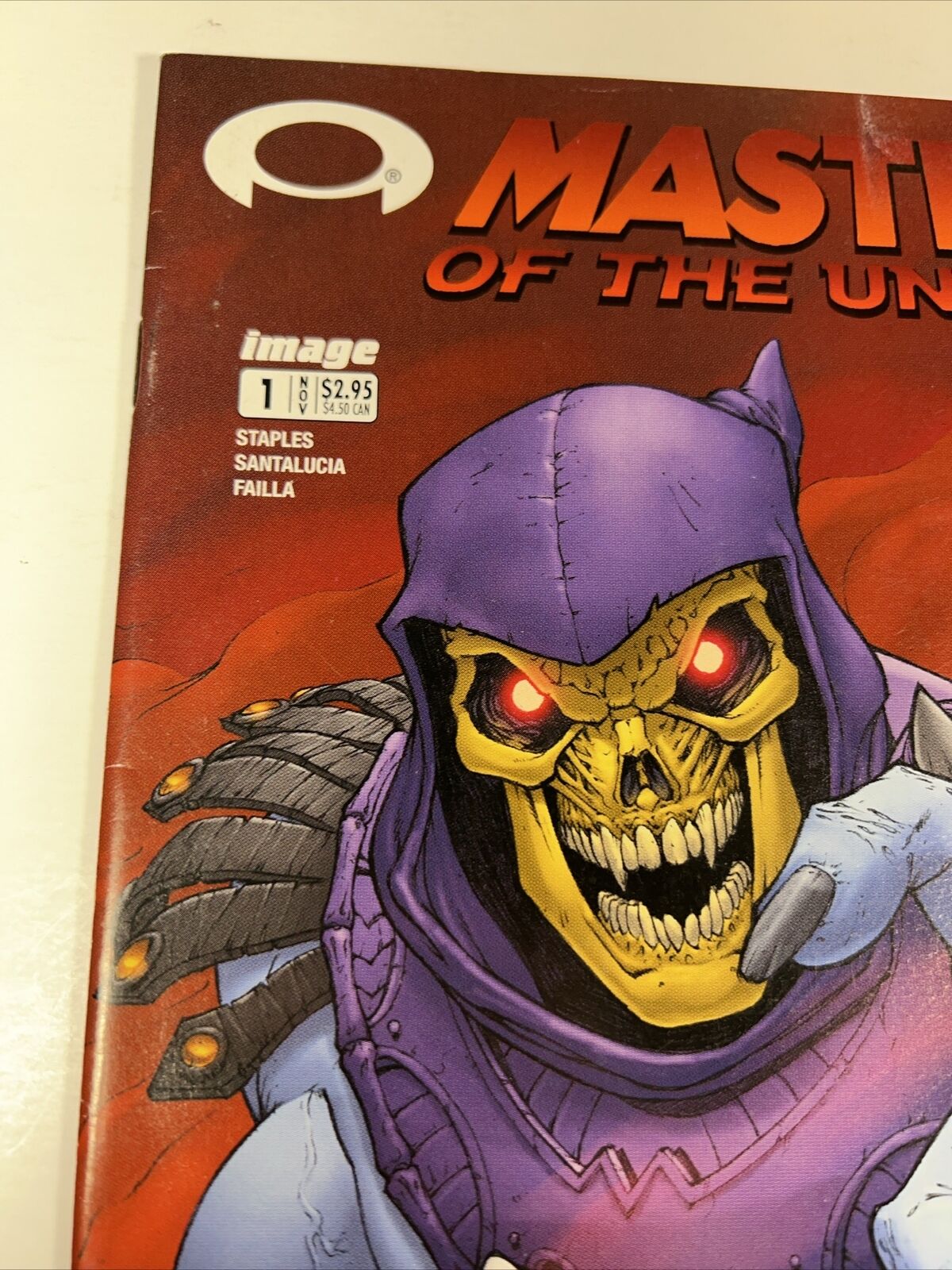 Masters of The Universe 1 Skeletor Rare 2nd Print Variant 2002 Image Comics - A