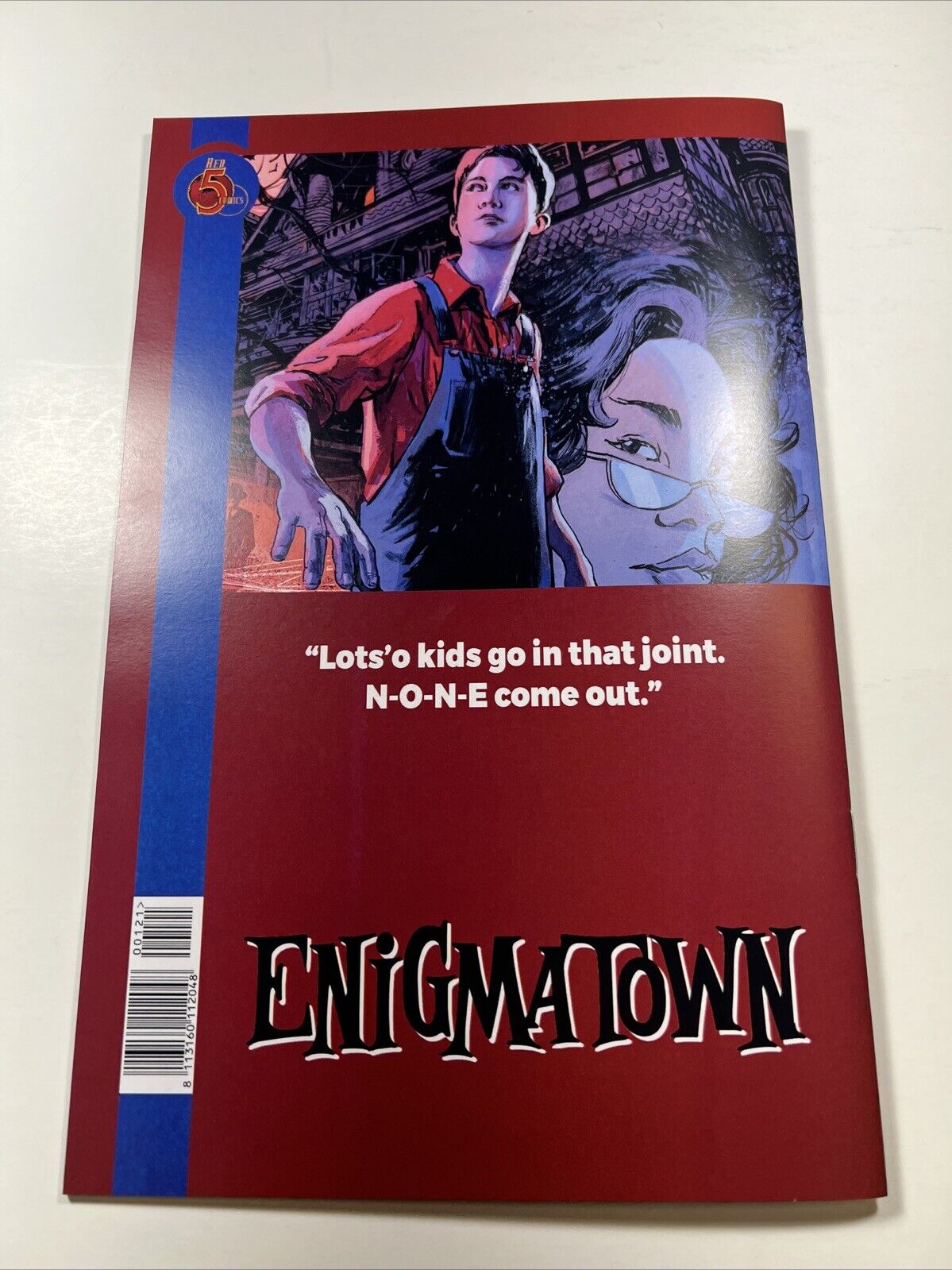 Enigmatown #1 SDCC 2024 EXCLUSIVE AUTOGRAPHED Red 5 Comics Pre-Release