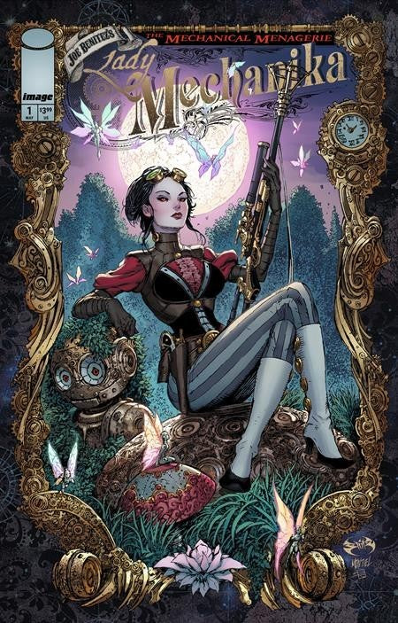 SIGNED CVR A LADY MECHANIKA THE MECHANICAL MENAGERIE #1 JOE BENITEZ