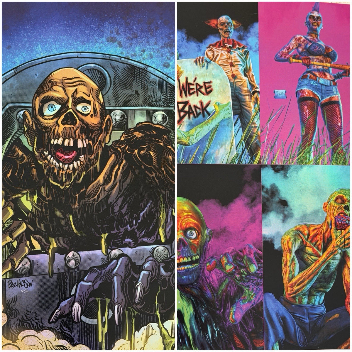 Return Living Dead #1 Holofoil Variant MARK SPEARS BACK Cover LE 99