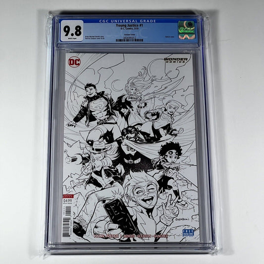 Young Justice #1 CGC 9.8 Sketch Variant DC Comics 2019 - Multiple 1st Appearance