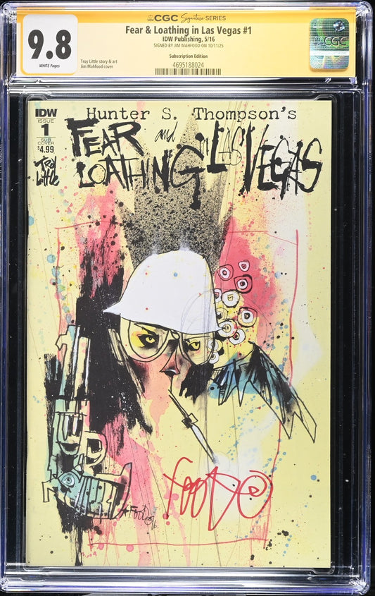 Fear And Loathing In Las Vegas 1 CGC SS 9.8 Variant Jim Mahfood Subcription RARE