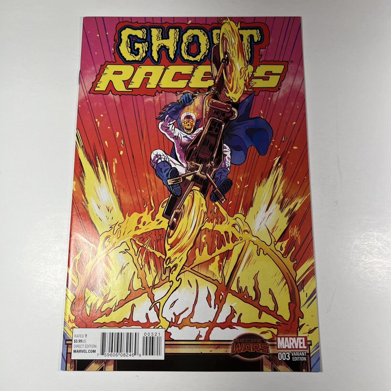 GHOST RACERS #3 Variant Felipe Smith 1:25 Variant RARE Marvel Comics 2015 Rider