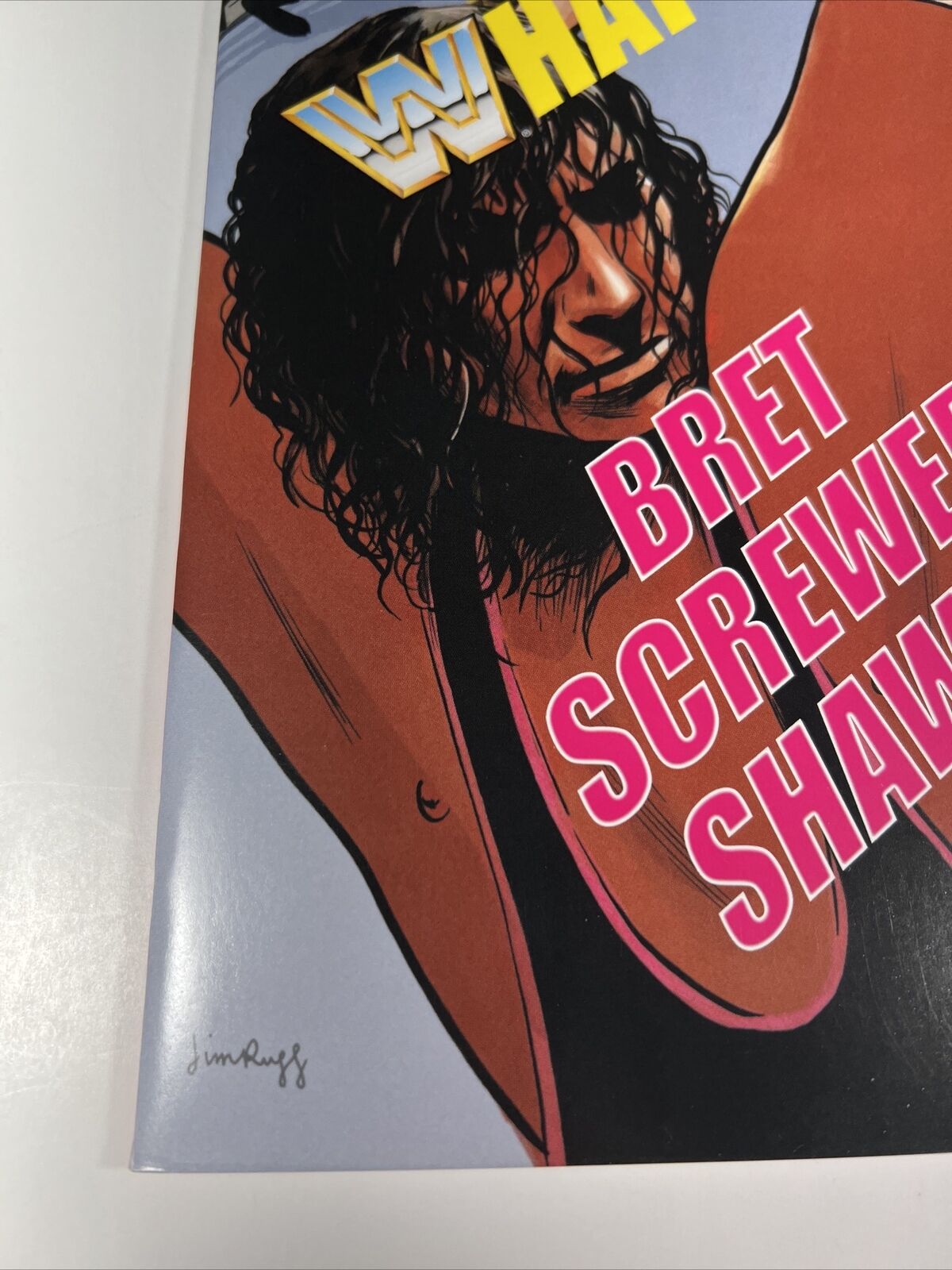 WWE What If Bret Screwed Shawn 1 RARE 1:15 Variant 2017 Survivor Series Jim Rugg