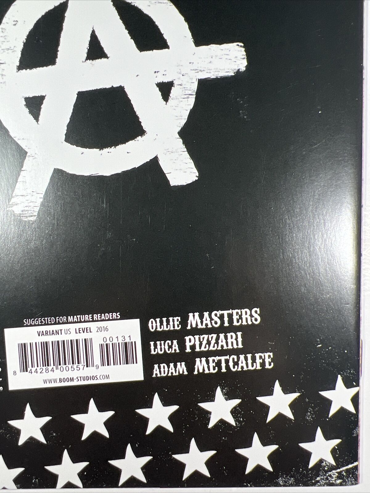 Sons of Anarchy 1 Jax Tattoo Variant BOOM! Studios Comic
